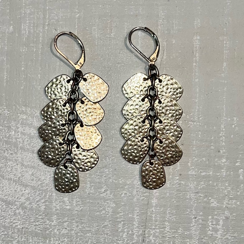Gold dangly earrings